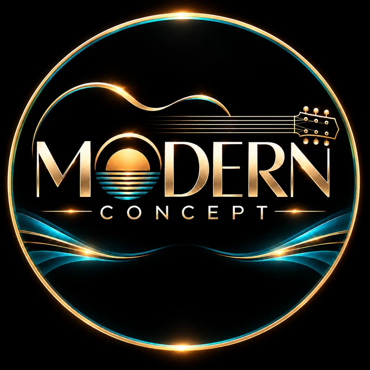 Circular Modern Concept band emblem